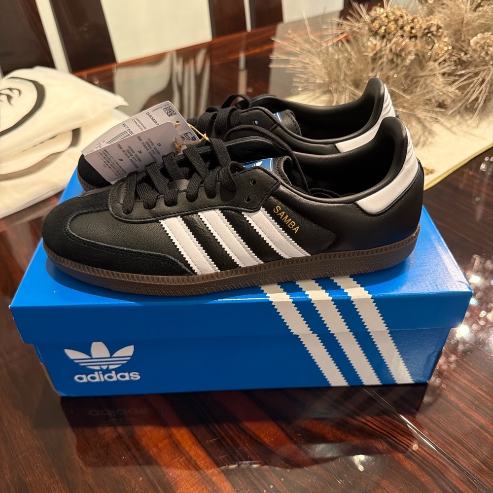 Adidas Samba Black White Sneakers